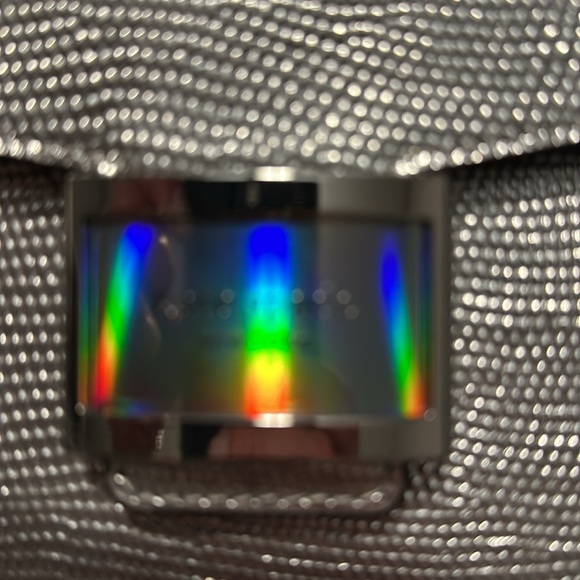 Katy Lizard Embossed Metallic Leather Small Top Handle Crossbody - Picture 5 of 5